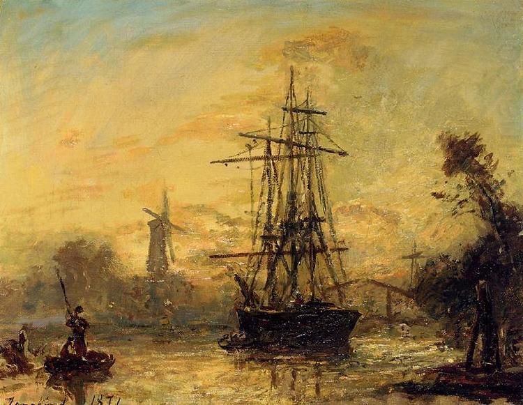 Johan Barthold Jongkind Rotterdam china oil painting image